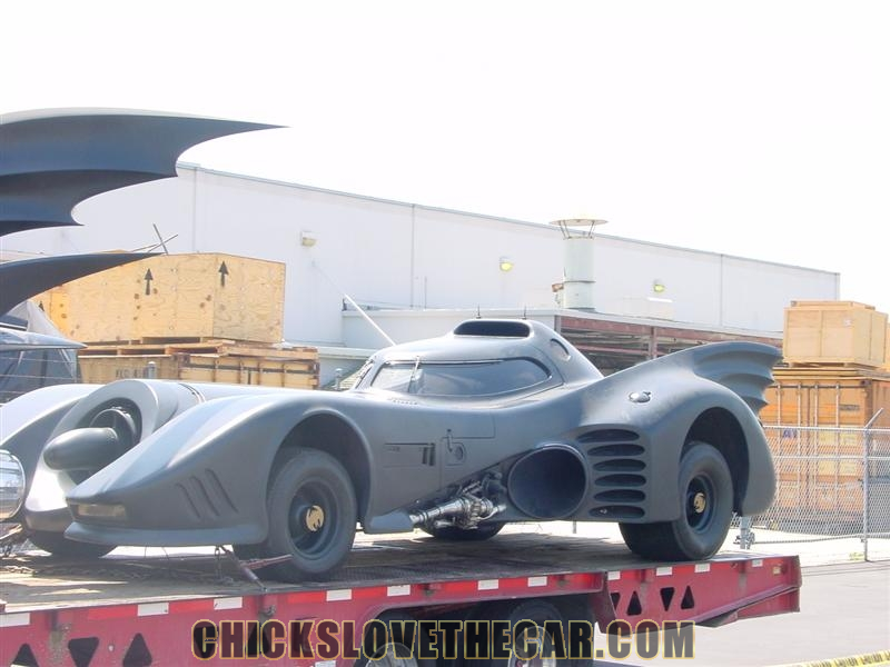 1989 Batmobile on trailer